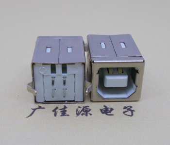 金华USB BF180度母座 打印机接口 立式直插带赛