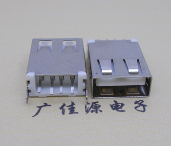 金华USB AF立式 直插 加长款17.5MM 大电流3A插座