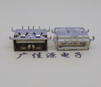 金华USB A母 反向90度 沉板1.1/1.9插板无卷边