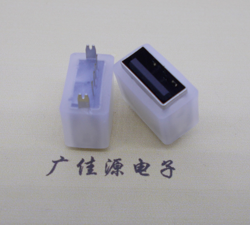 金华USB连接器接口 10.5MM防水立插母座 鱼叉脚