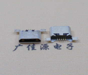 金华MK USB B Type 沉板0.9母座后两脚SMT口不卷边