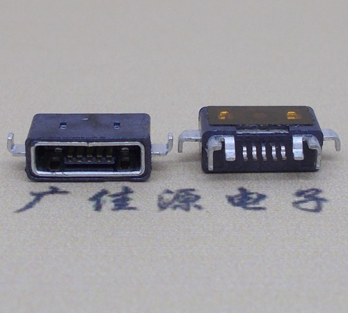 金华MICRO USB防水AB型口母头3D图纸封装