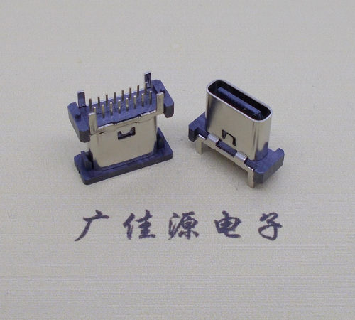 金华立式插板type-c16p母座长H=8.8mm