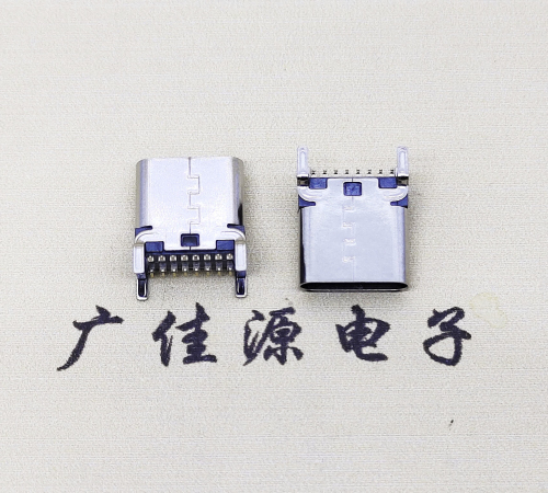 金华USB 3.1TYPE-C16Pin立贴母头座子引脚接线正负级详解