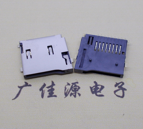 金华TF PUSH 外焊(全金)8pin带弹卡座