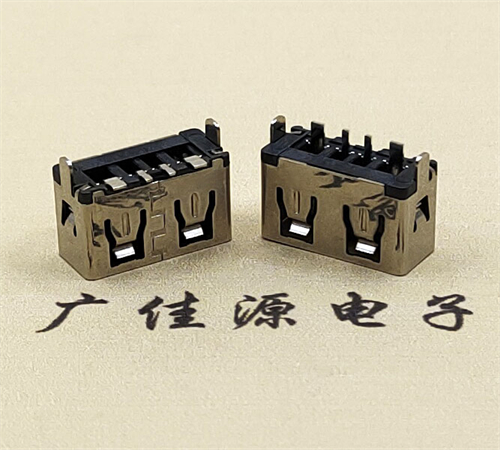 金华usb2.0接口 高度8.8/10.0立插母座 大电流3A/5A定义引脚详解