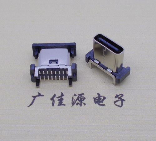 金华TYPE-C16Pin立贴8.8mm连接器.四脚直插设计结构接线图