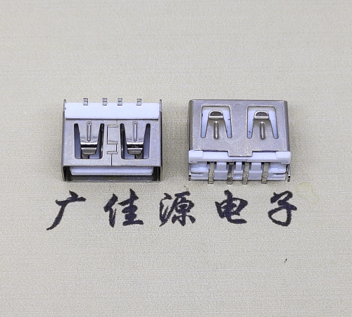 金华usbA母立贴10.0mm短体 DIP立插式连接器接口